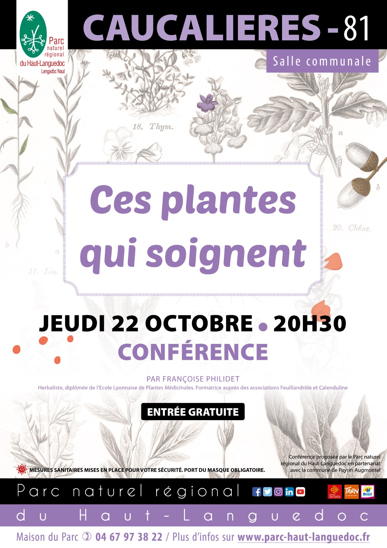 20201022 Affiche Ces plantes qui soignent Caucalières 81