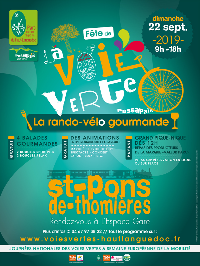 Affiche Fete de la Voie Verte 2019