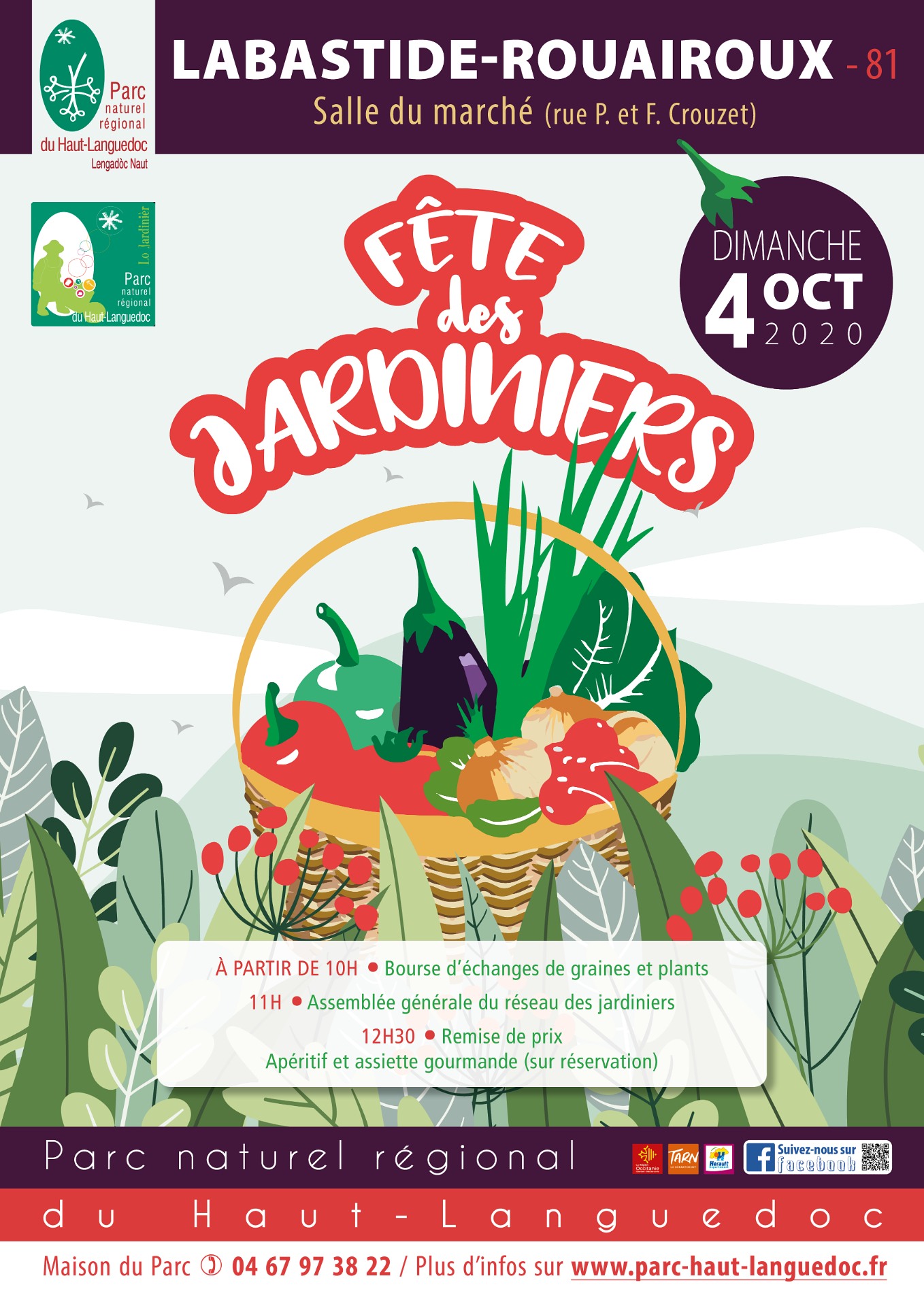 Affiche de la Fête des jardiniers 2020