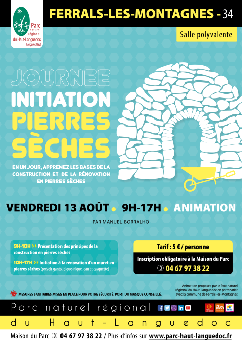 Affiche Journée initiation pierres sèches