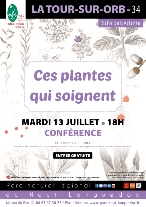 Affiche Ces plantes qui soignent - La Tour sur Orb