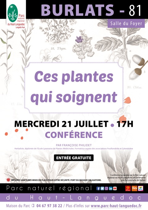 Affiche Ces plantes qui soignent - La Tour sur Orb