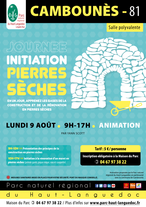 Affiche Journée initiation pierres sèches