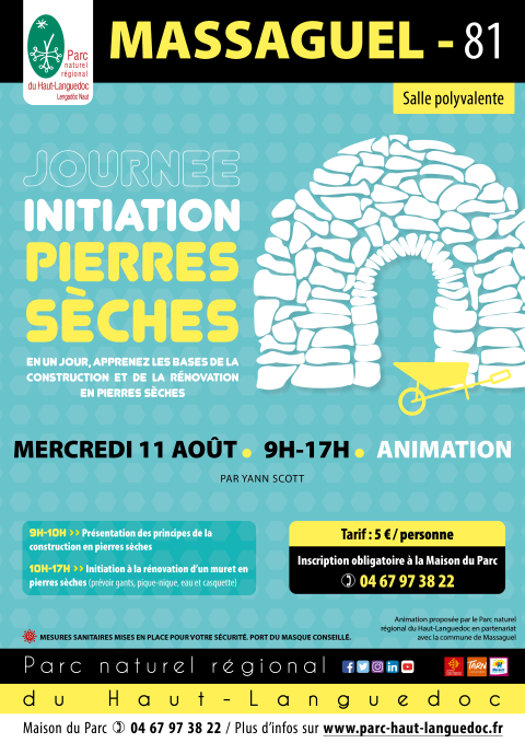 Affiche Journée initiation pierres sèches