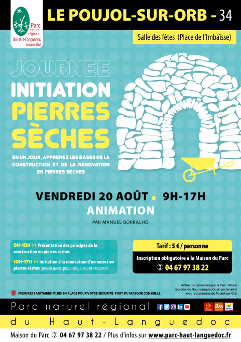 Affiche Journée initiation pierres sèches