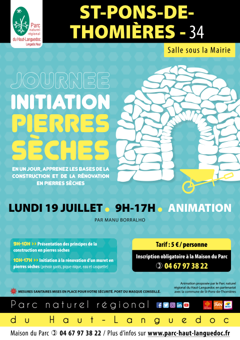 Affiche Journée initiation pierres sèches